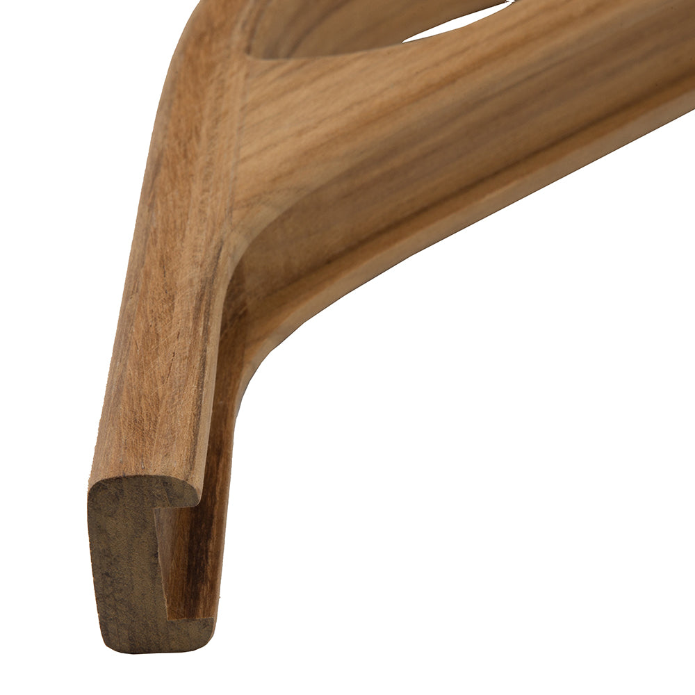 Whitecap Teak Track Corner w/Hand Hold Molding - 3/4" 60805