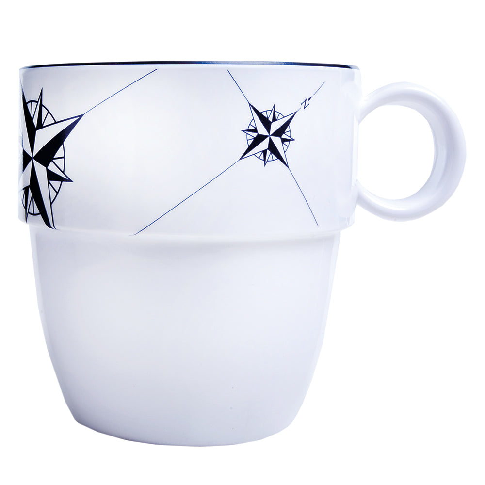 Marine Business Melamine Non-Slip Coffee Mug - NORTHWIND - Set of 6 15004C