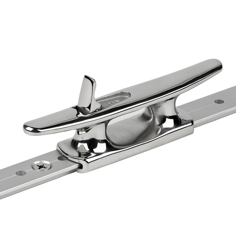 Schaefer Mid-Rail Chock/Cleat Stainless Steel - 1" 70-74