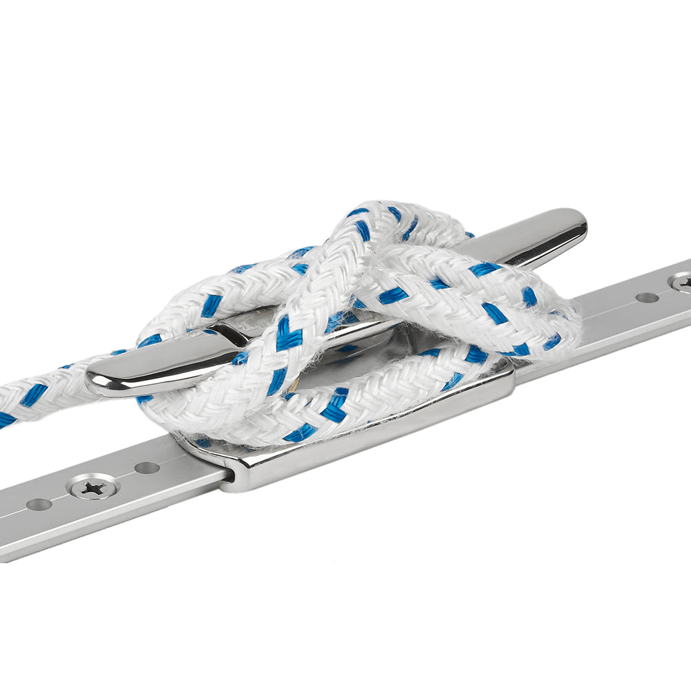 Schaefer Mid-Rail Chock/Cleat Stainless Steel - 1" 70-74