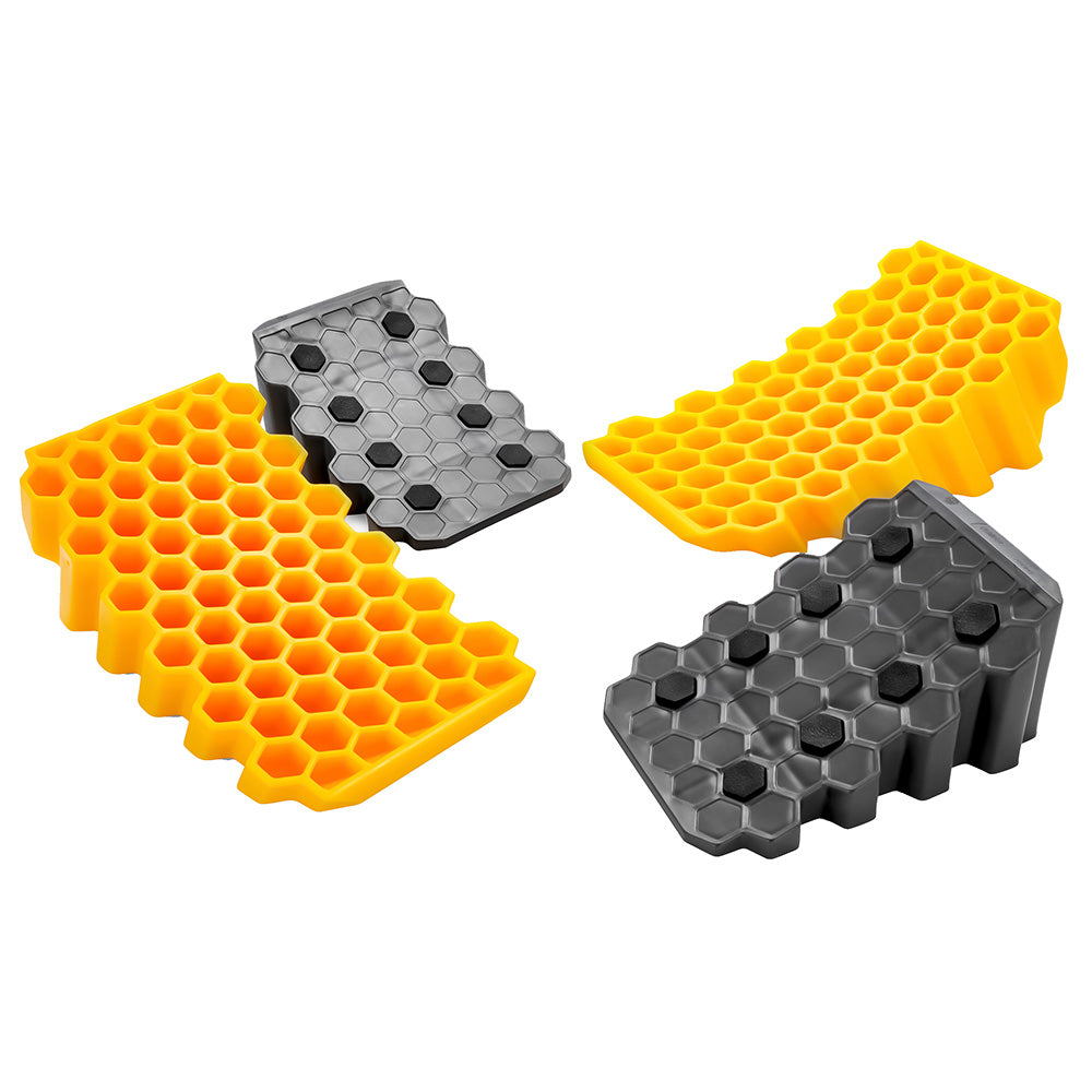 Camco Curved Leveler & Wheel Chock *2-Pack 44425