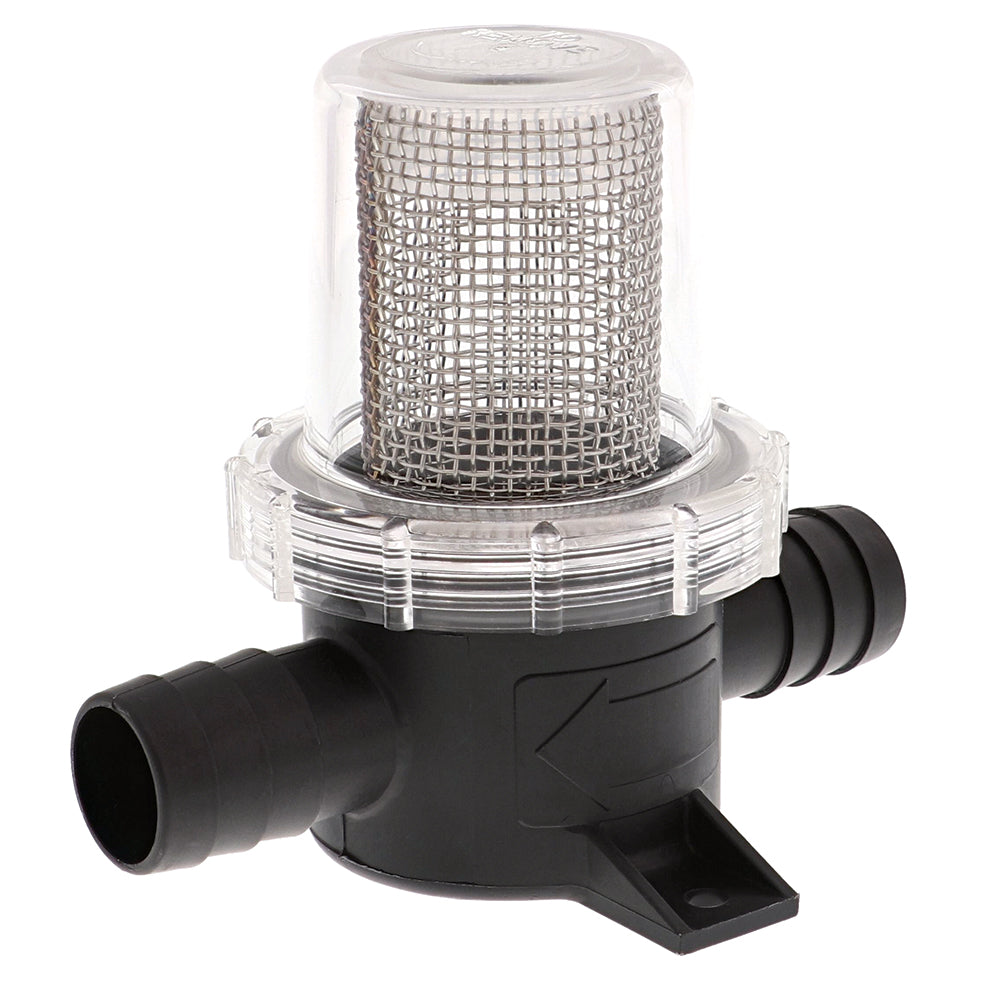 Jabsco Pumpgard In-Line Strainer, 3/4 in Hose Barbs