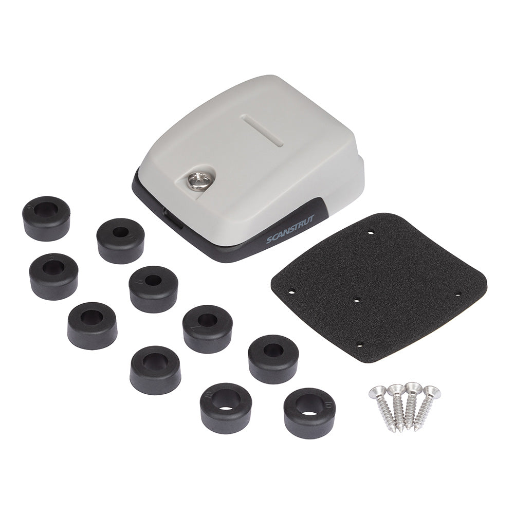 Scanstrut Horizontal Double-Entry Cable Seal - Grey - Multiple Cable Combinations DS-HD10