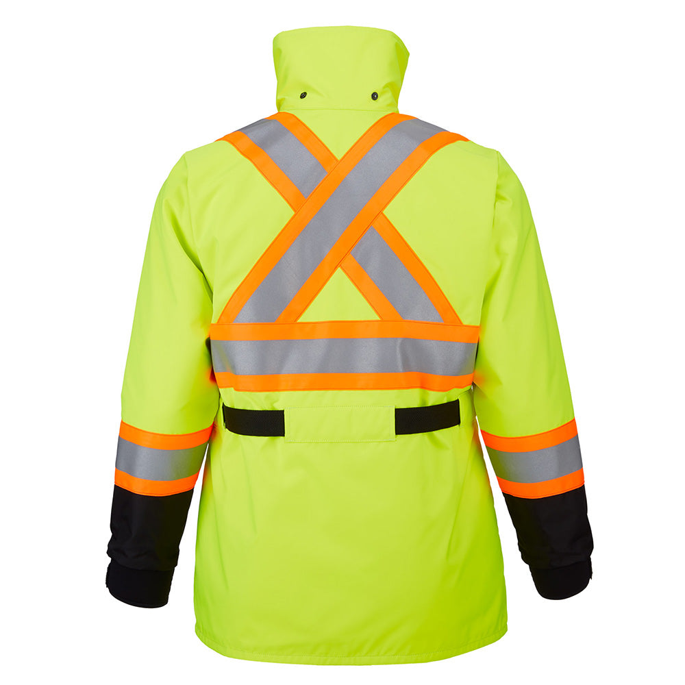 Mustang Classic Flotation Coat - Fluorescent Yellow/Green/Black - XXL MC1506T3-239-XXL-206