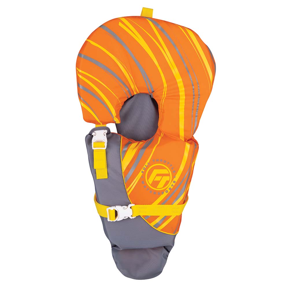 Full Throttle Baby-Safe Vest - Infant to 30lbs - Orange/Grey 104000-200-000-14