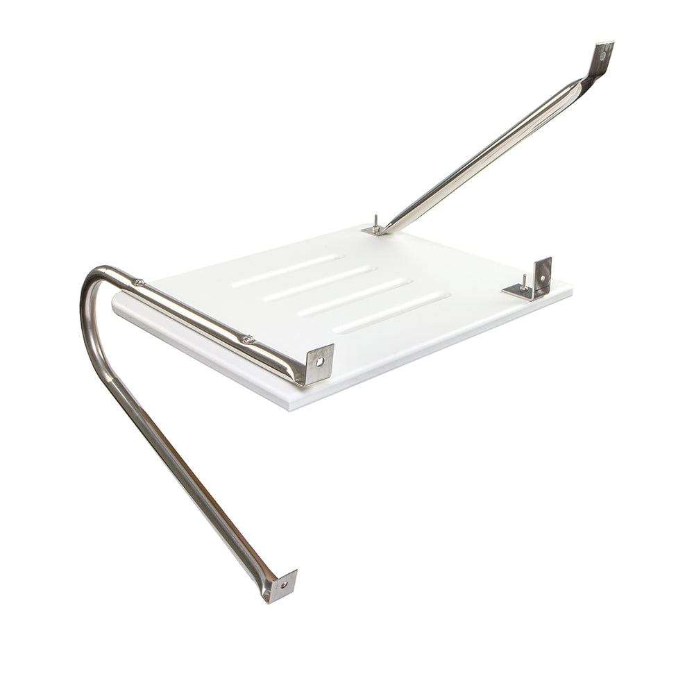 Whitecap White Poly Swim Platform f/Outboard Motors 67900