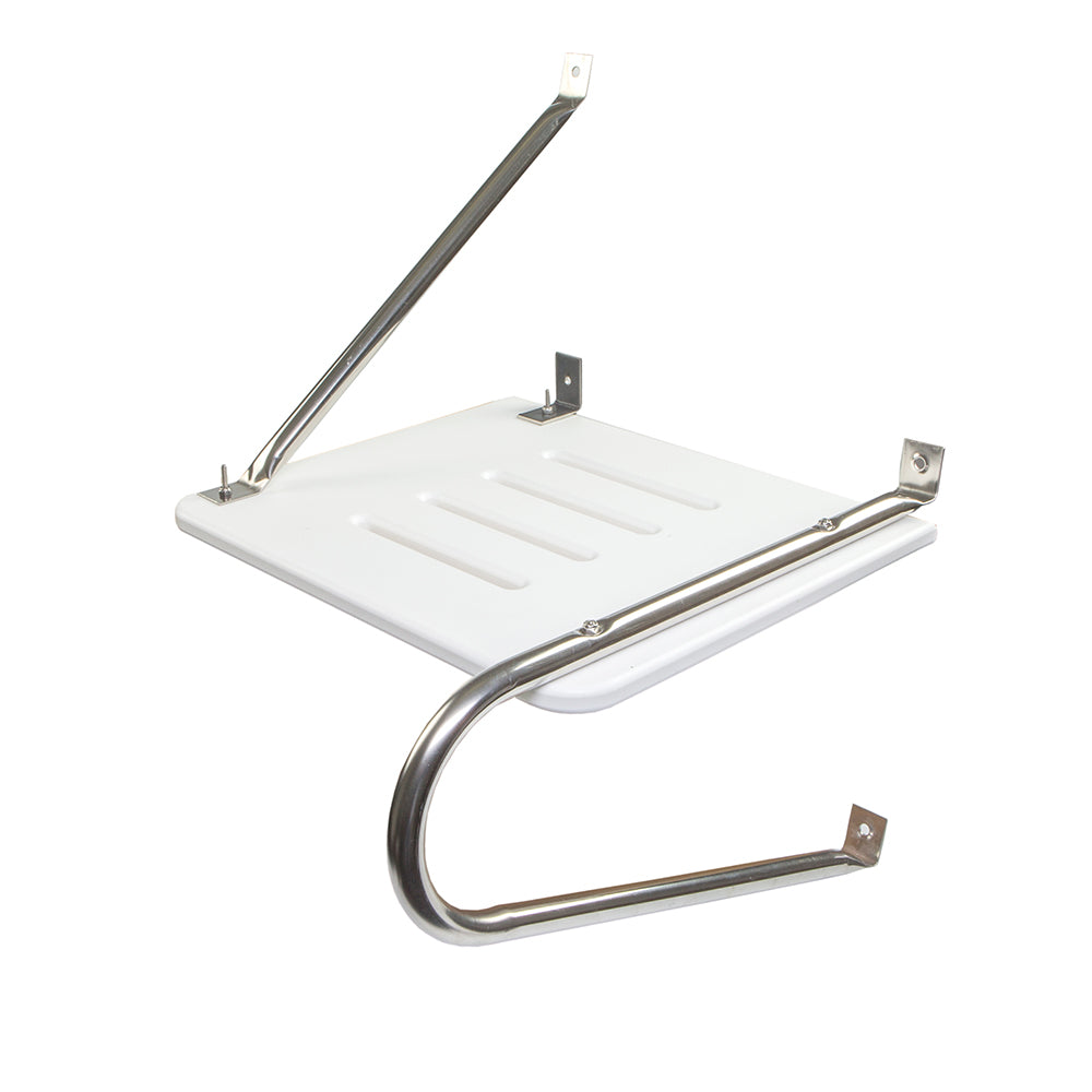 Whitecap White Poly Swim Platform f/Outboard Motors 67900