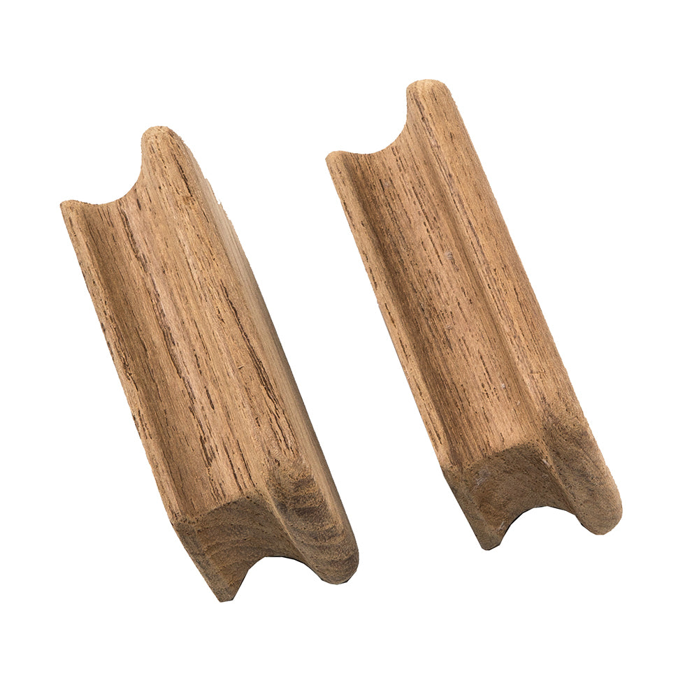 Whitecap Teak Rectangular Drawer Knob - 2-3/4"L - 2 Pack 60131-A