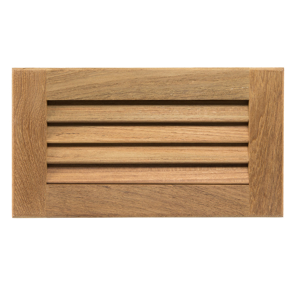 Whitecap Teak Louvered Insert - 6-3/8" x 11-3/16" x 3/4" 60714