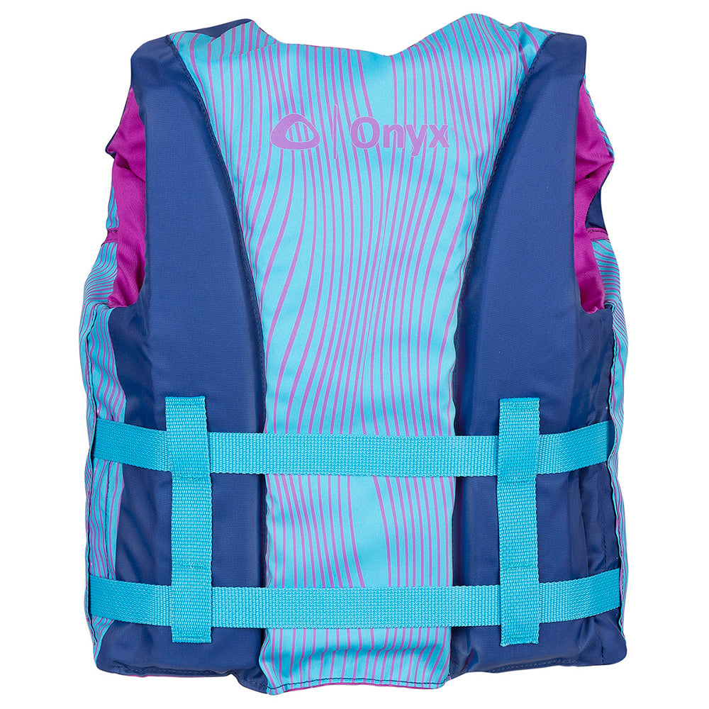 Onyx Shoal All Adventure Youth Paddle & Water Sports Life Jacket - Blue 121000-500-002-21