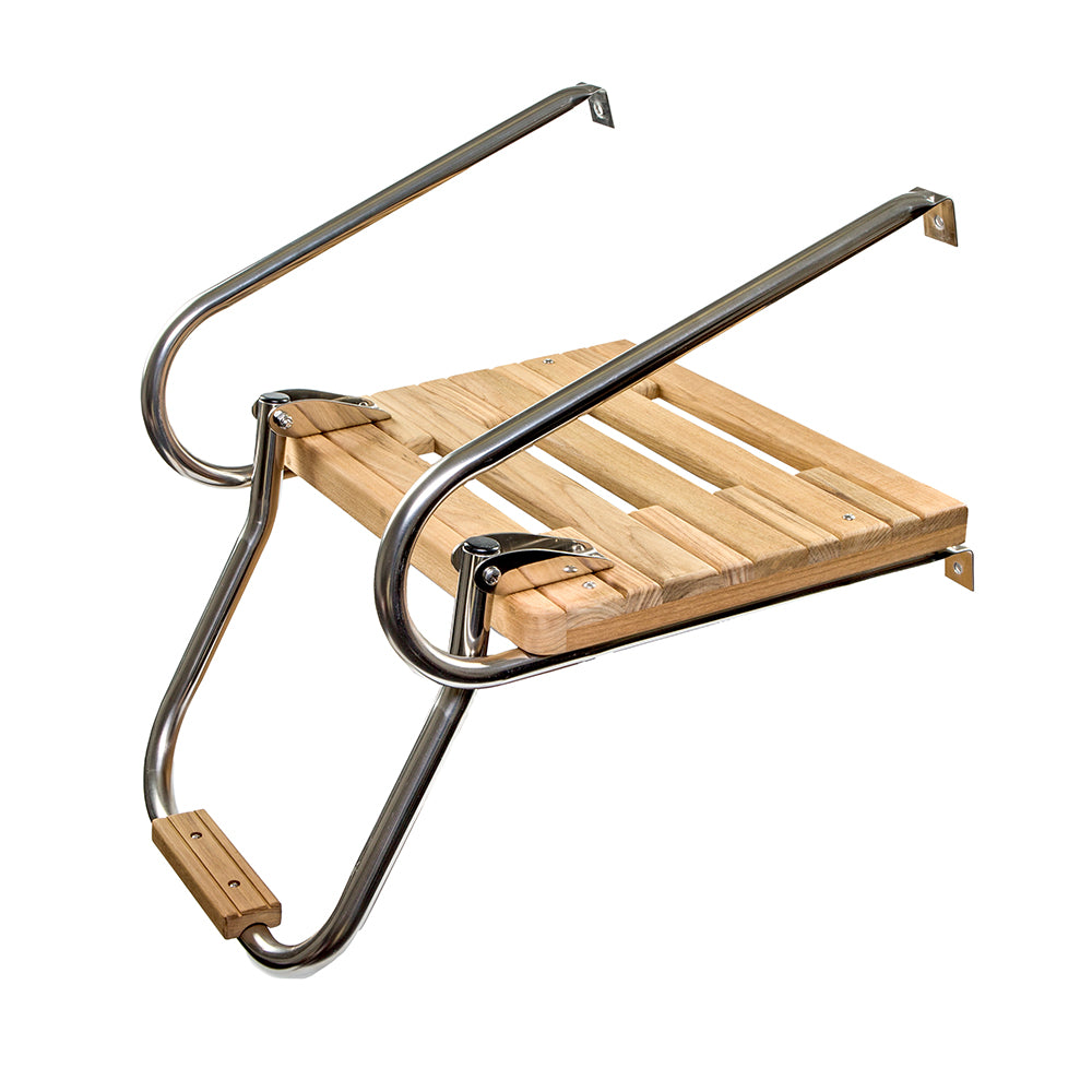 Whitecap Teak Swim Platform w/Ladder f/Inboard/Outboard Motors 60903