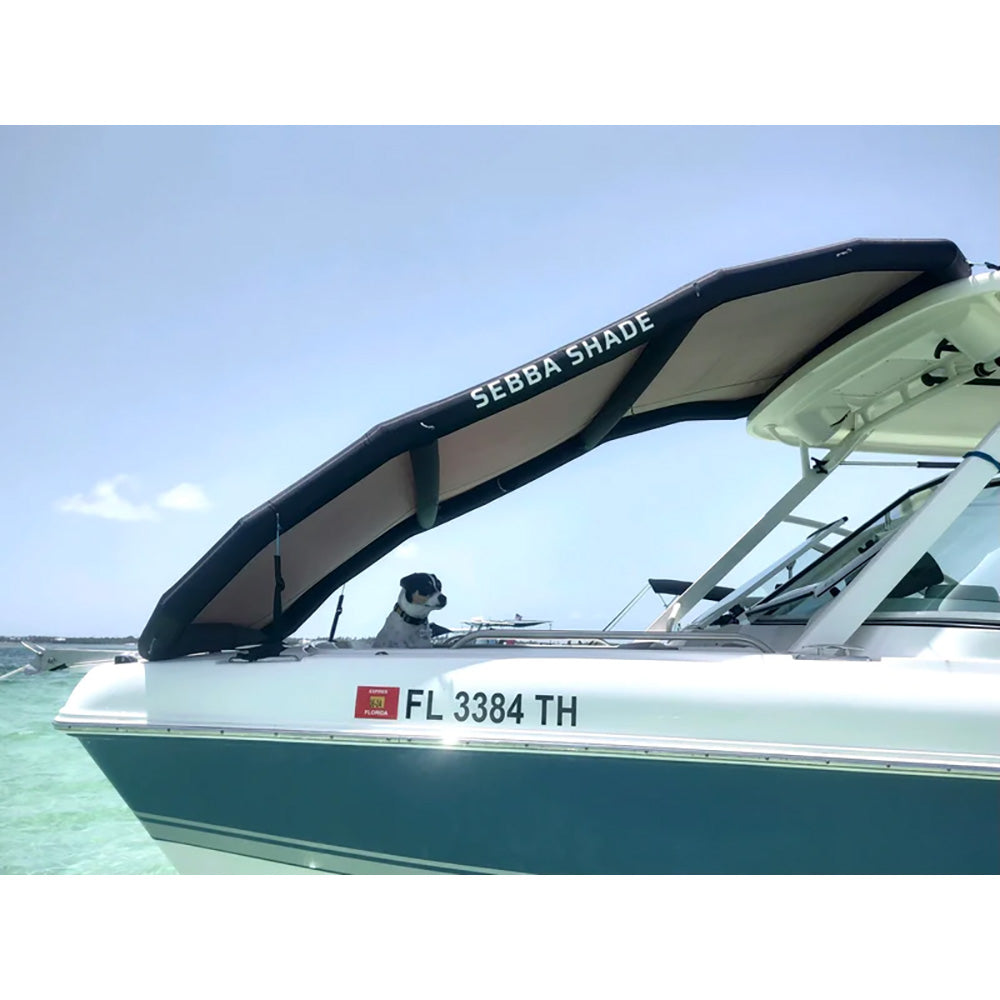 Sebba Shade 8 x 12 ft. Grey Sun Shade f/Boats 26'+ SS8X12GRY
