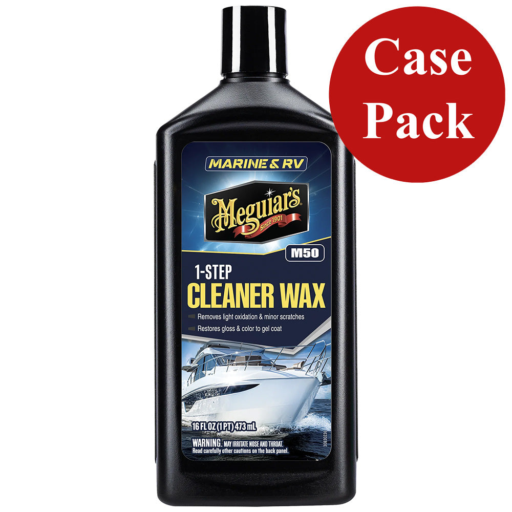 Meguiar's Boat/RV Cleaner Wax - 16 oz - *Case of 6* M5016CASE