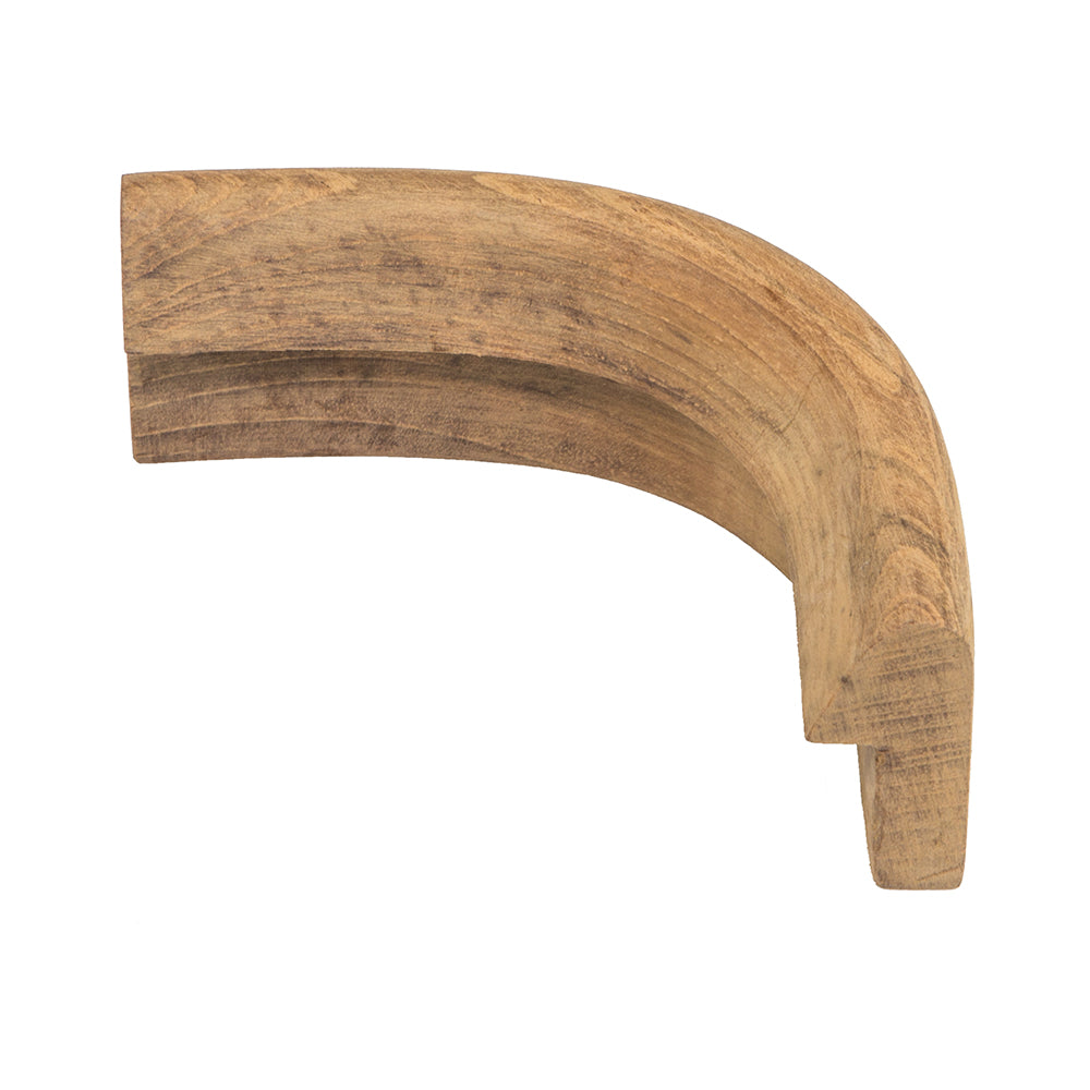 Whitecap Teak Rail Outside Corner Molding 60833