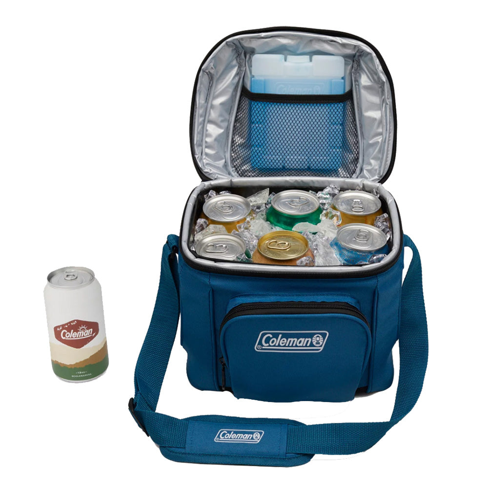 Coleman CHILLER™ 9-Can Soft-Sided Portable Cooler - Deep Ocean 2158134