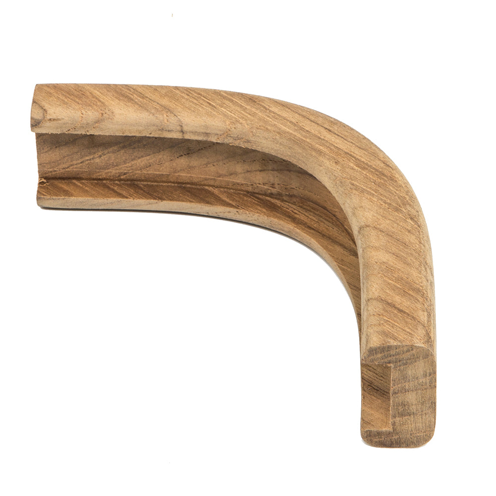 Whitecap Teak Track Outside Corner Molding - 3/4" 60827