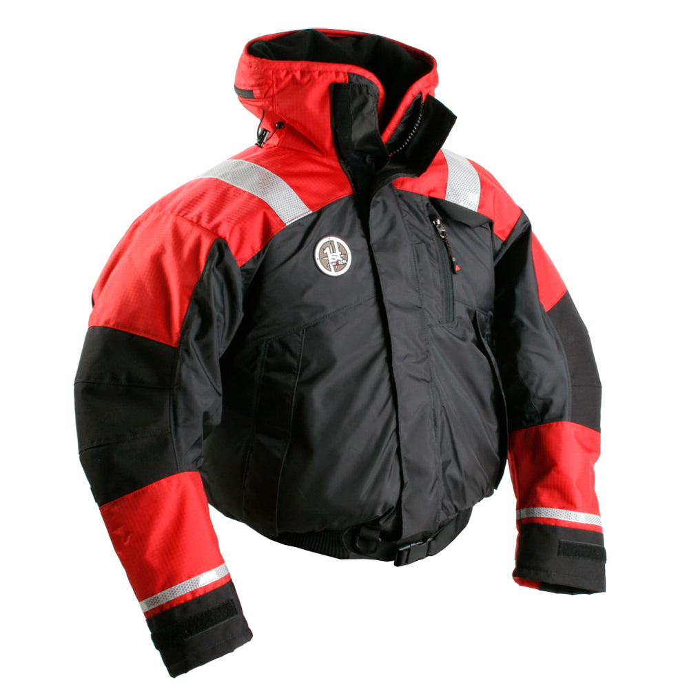 First Watch AB-1100 Flotation Bomber Jacket - Red/Black - 3XL AB-1100-RB-3XL