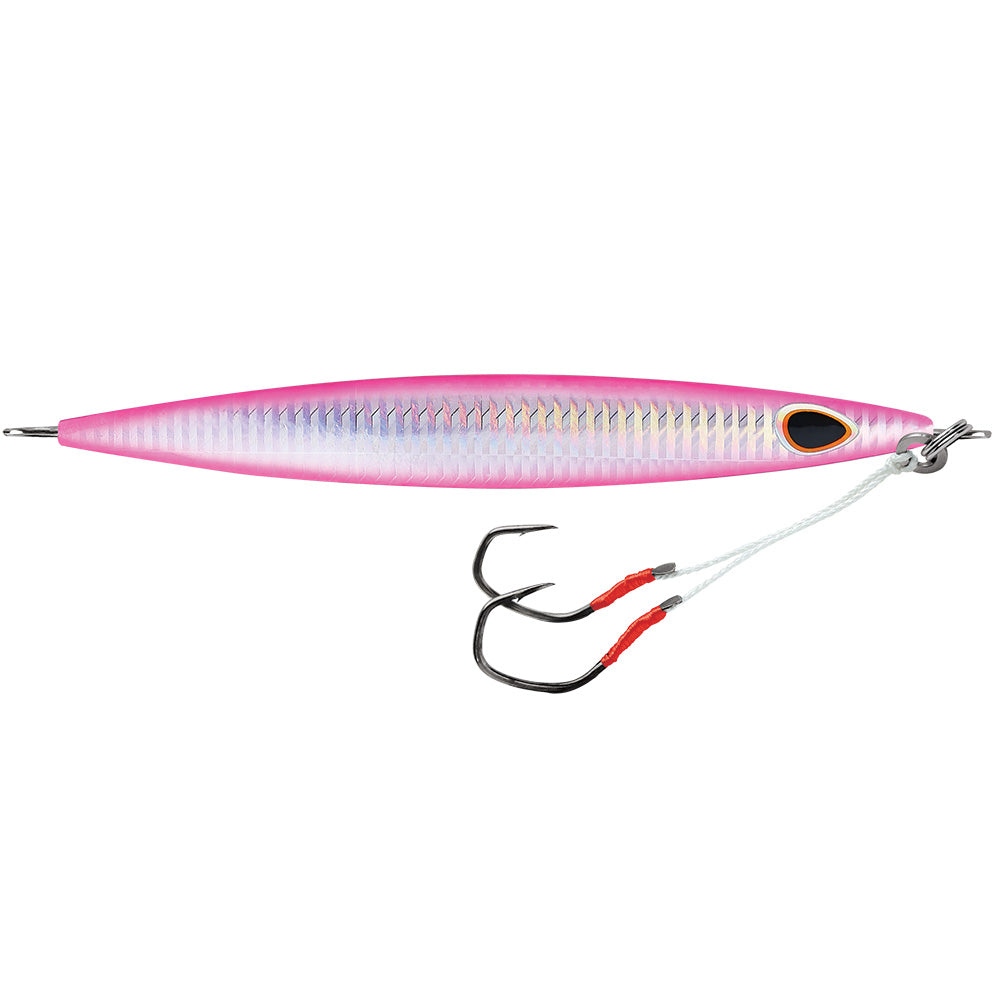 Williamson Kensaki 280 Jig - 7.25" - 9-7/8oz - Silver Pink Zebra KSJ280SPZ