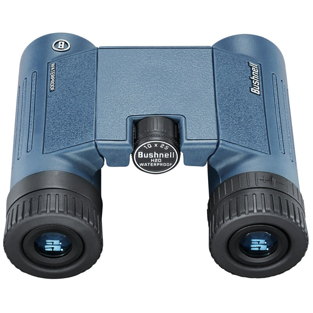 Bushnell 10x25mm H2O Binocular - Dark Blue Roof WP/FP Twist Up Eyecups 130105R