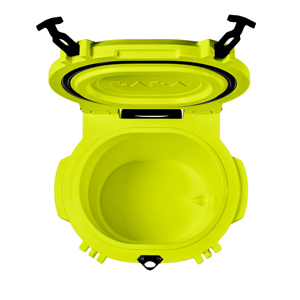 LAKA Coolers 30 Qt Cooler w/Telescoping Handle & Wheels - Yellow 1087
