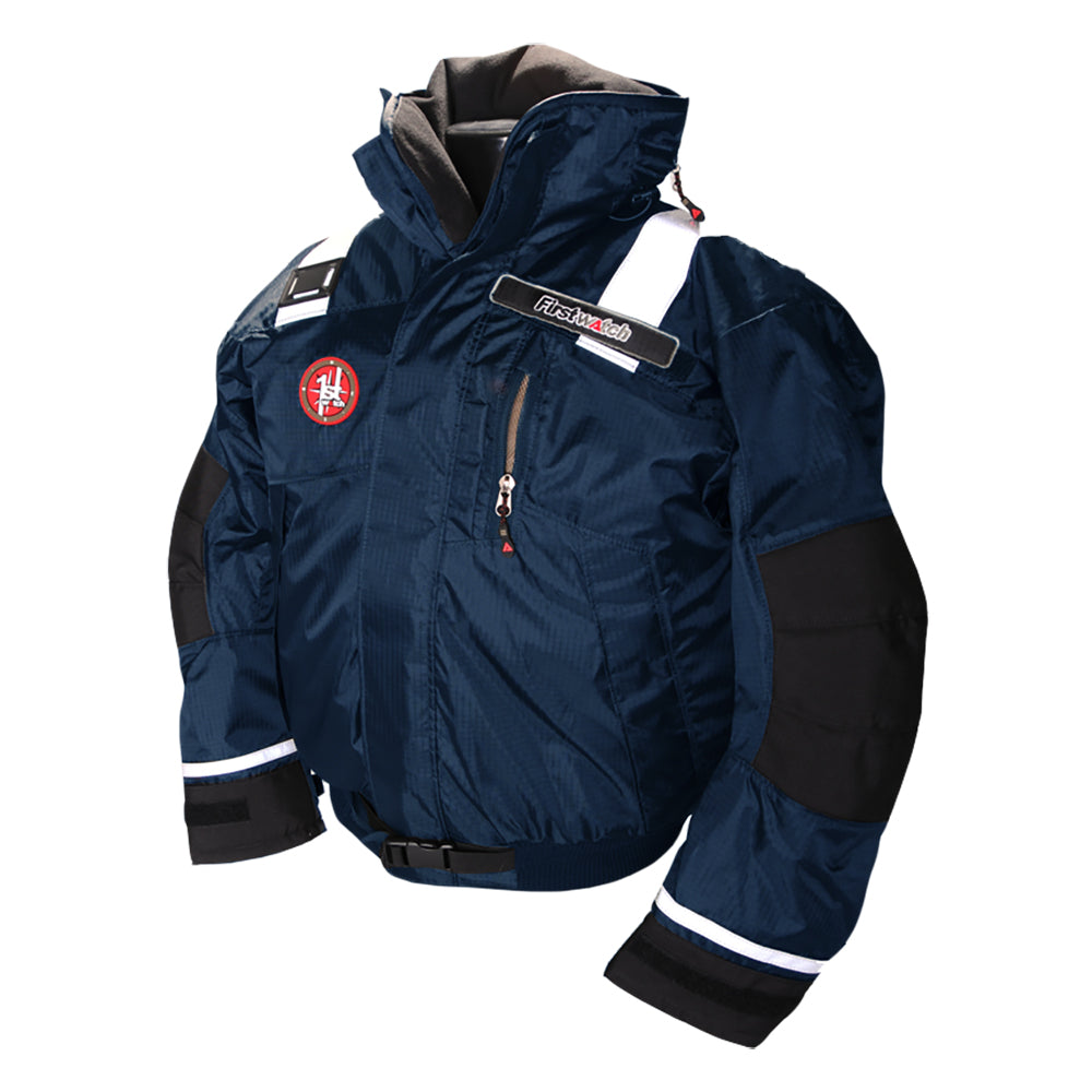 First Watch AB-1100 Flotation Bomber Jacket - Navy Blue - Medium AB-1100-PRO-NV-M