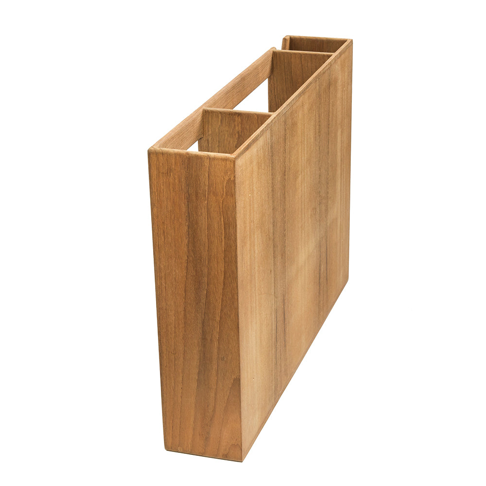 Whitecap Teak Dish/Cup/Paper Towel Rack 62402