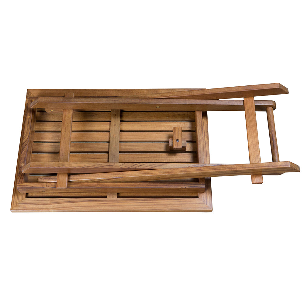 Whitecap Folding Slat Table - Teak 63058