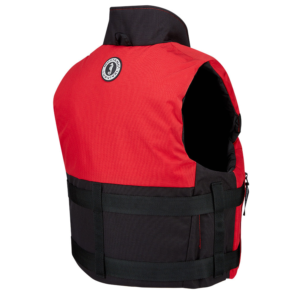 Mustang Accel 100 Foam Fishing Vest - XXL - Red-Black MV462602-123-XXL-216