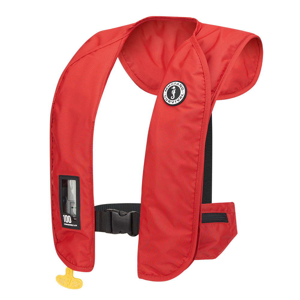 Mustang MIT 100 Convertible Inflatable PFD - Red MD2030-4-0-202