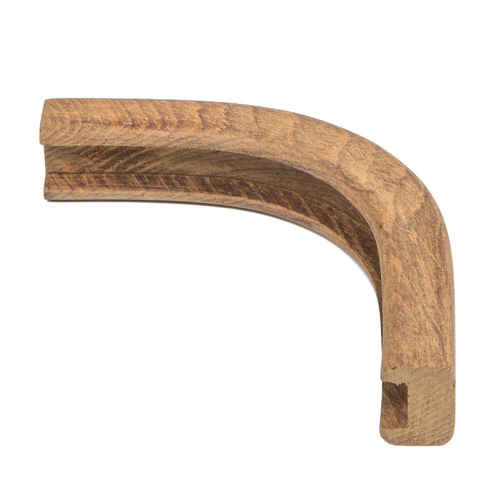 Whitecap Teak Track Outside Corner Molding - 1/2" 60823