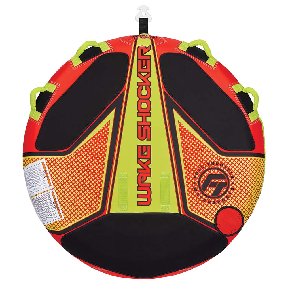 Full Throttle Wake Shocker Towable Tube - 2 Rider - Red 302400-100-002-21