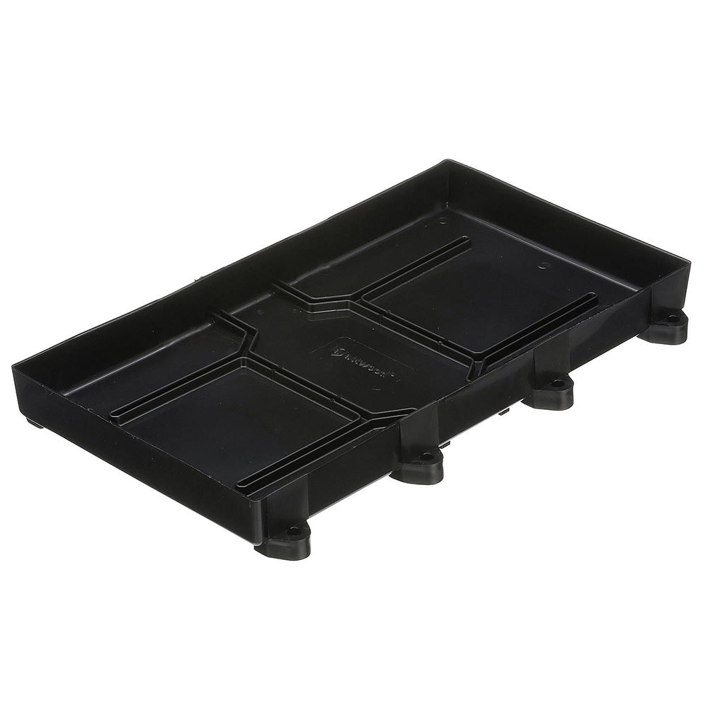 Attwood Marine Battery Tray with Straps, For Group 29/31 Batteries, 12-7/8 in x 7 in, Up to 10-1/2 in Tall