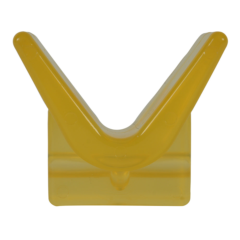 C.E. Smith Y-Stop 3" x 3" - 1/2" ID Yellow PVC 29554