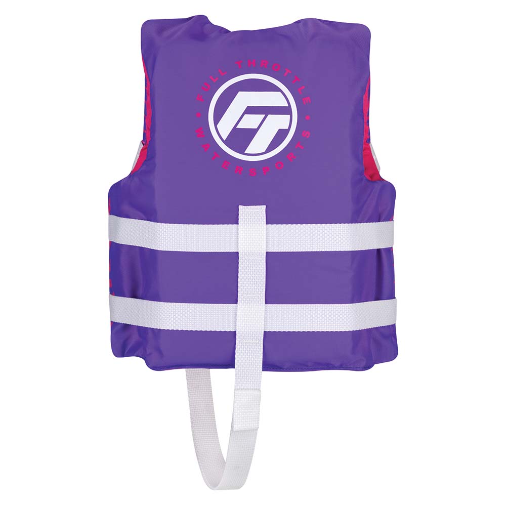 Full Throttle Child Nylon Life Jacket - Purple 112200-600-001-22