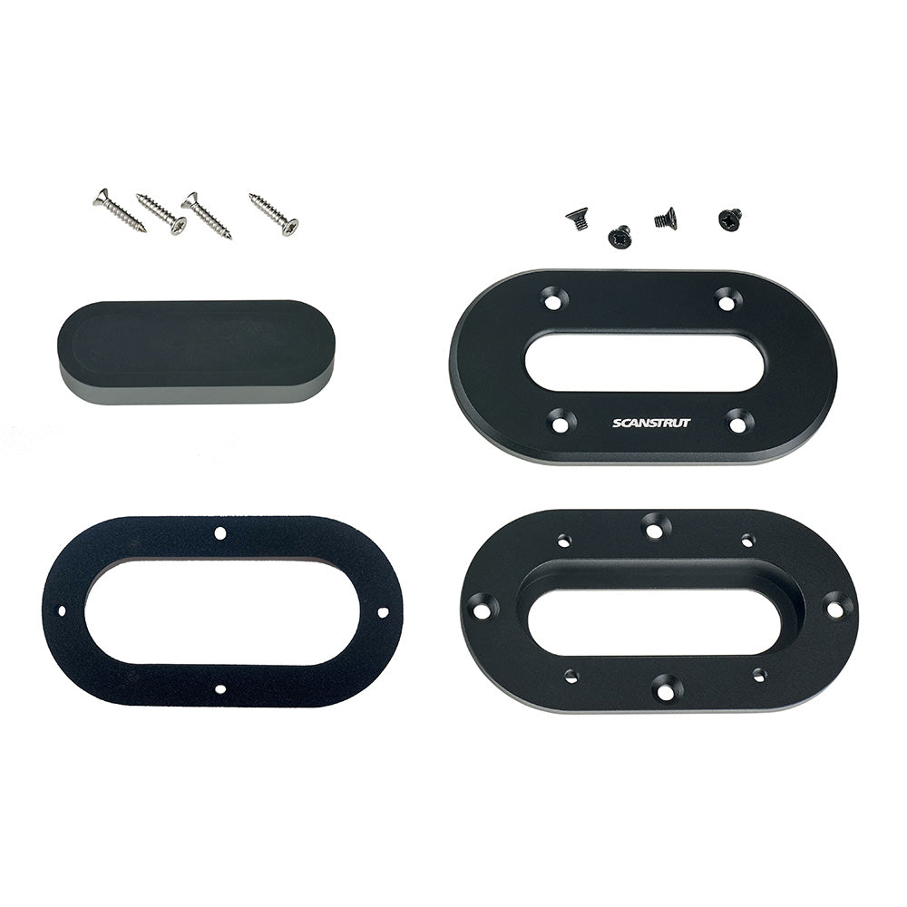 Scanstrut Black Anodized Aluminum Low-Profile Multi Cable Seal f/Cables Up to 15mm DS-LP-MULTI-BLK