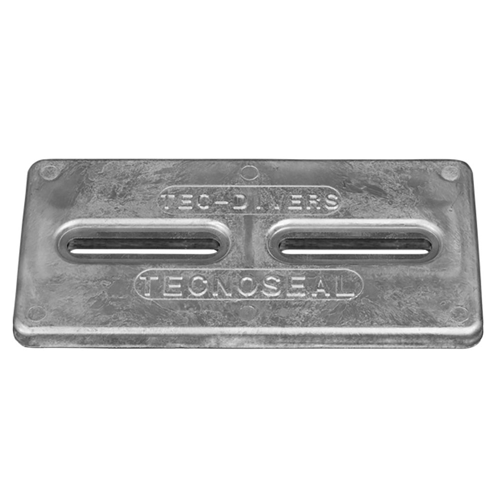 Tecnoseal Rectangular Zinc Plate Anode w/Inserts - 12" x 6" x 1" TEC-DIVERSD