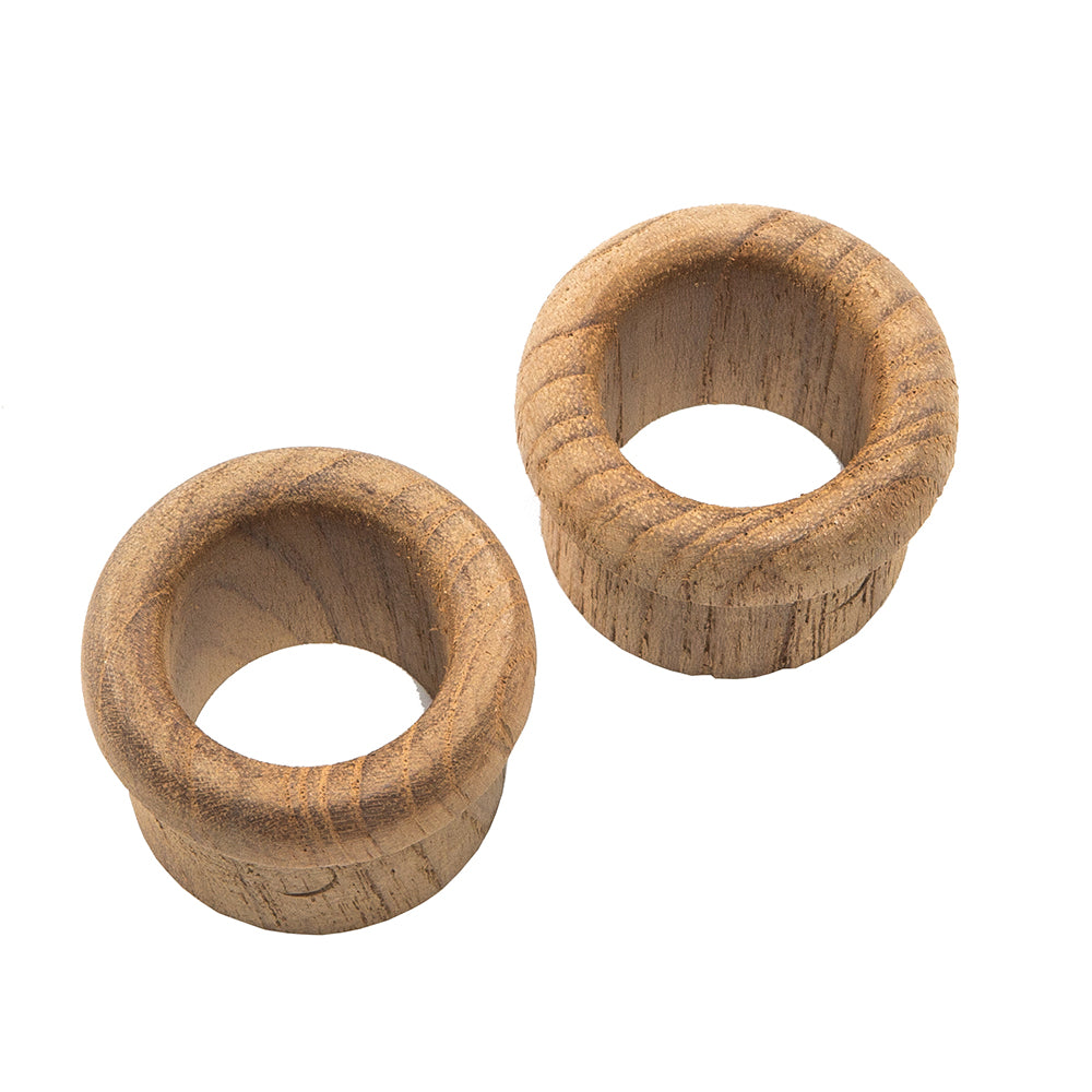 Whitecap Teak Finger Pull - 5/8" Barrel Length - 2 Pack 60145-A