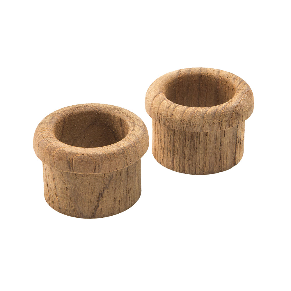 Whitecap Teak Finger Pull - 5/8" Barrel Length - 2 Pack 60145-A
