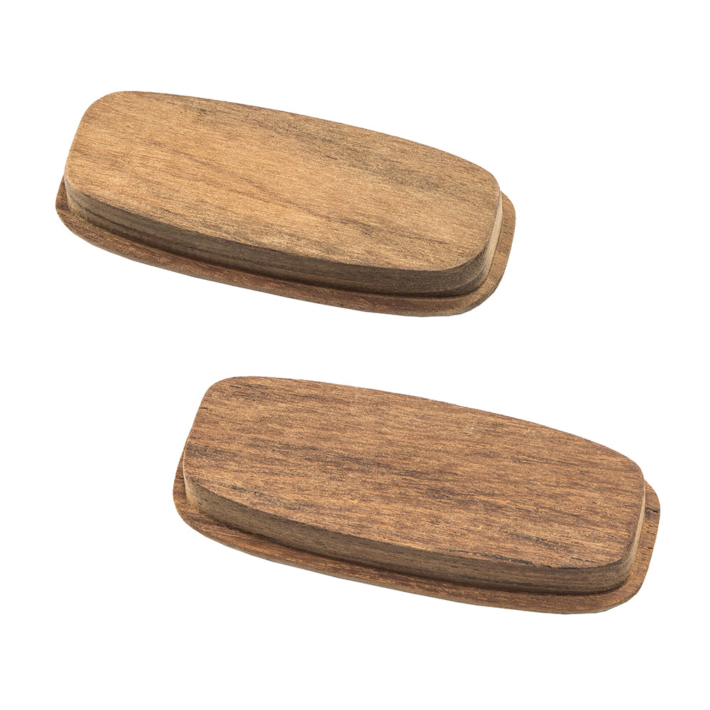 Whitecap Teak Rectangular Drawer Pull - 3-1/4"L - 2 Pack 60135-A