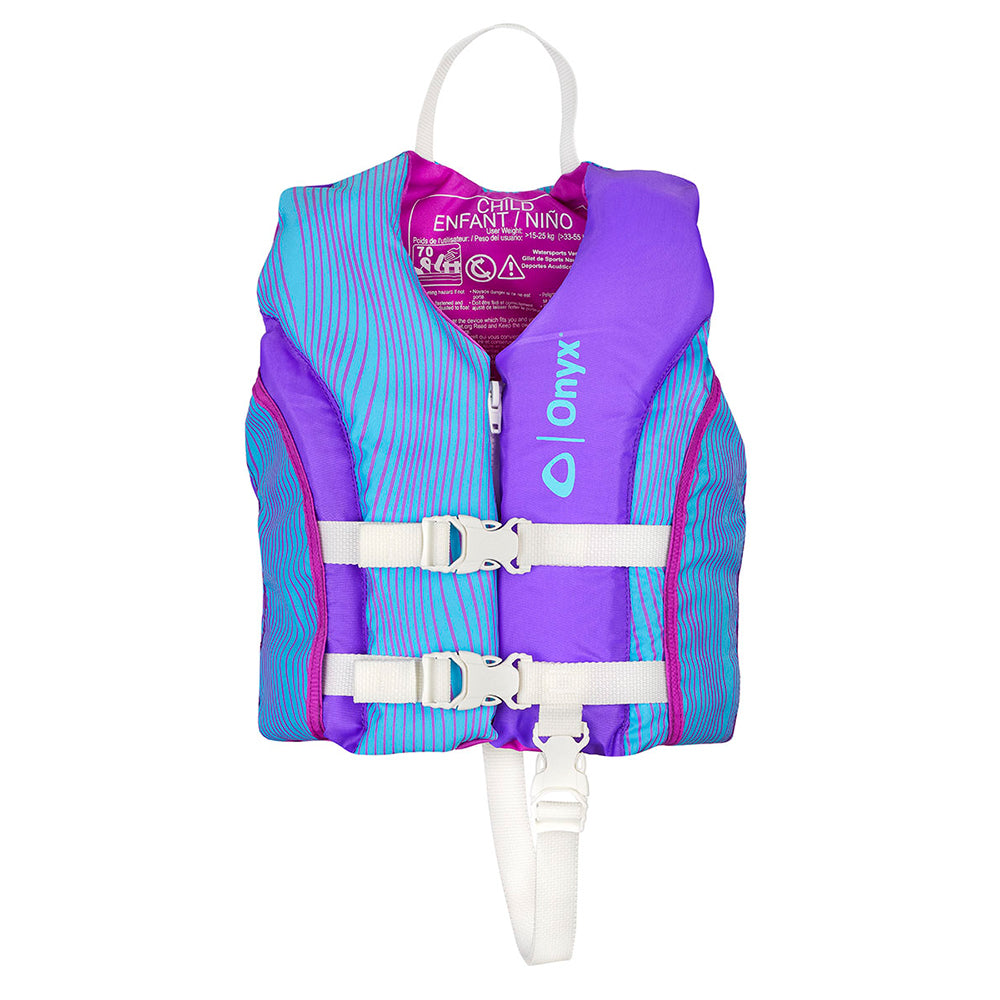 Onyx Shoal All Adventure Child Paddle & Water Sports Life Jacket - Purple 121000-600-001-21