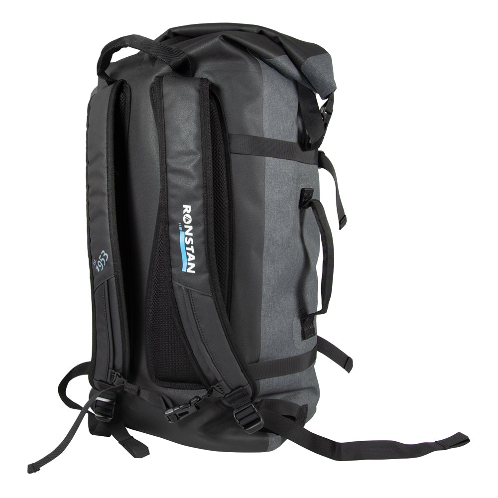 Ronstan Dry Roll Top - 55L Backpack - Black & Grey RF4014