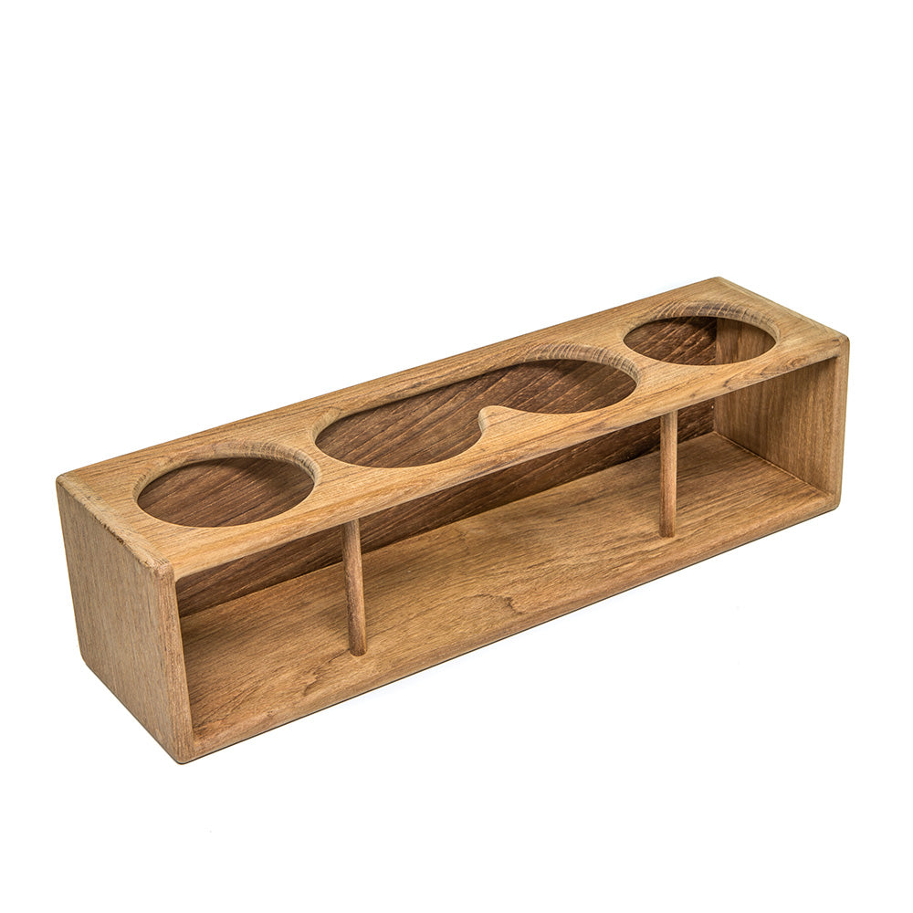 Whitecap Four Drink/Binocular Rack - Teak 62632