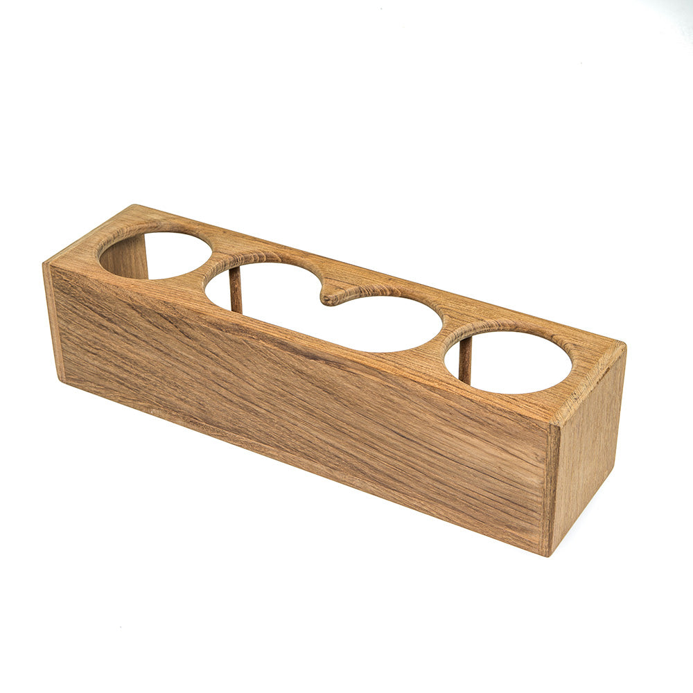 Whitecap Four Drink/Binocular Rack - Teak 62632