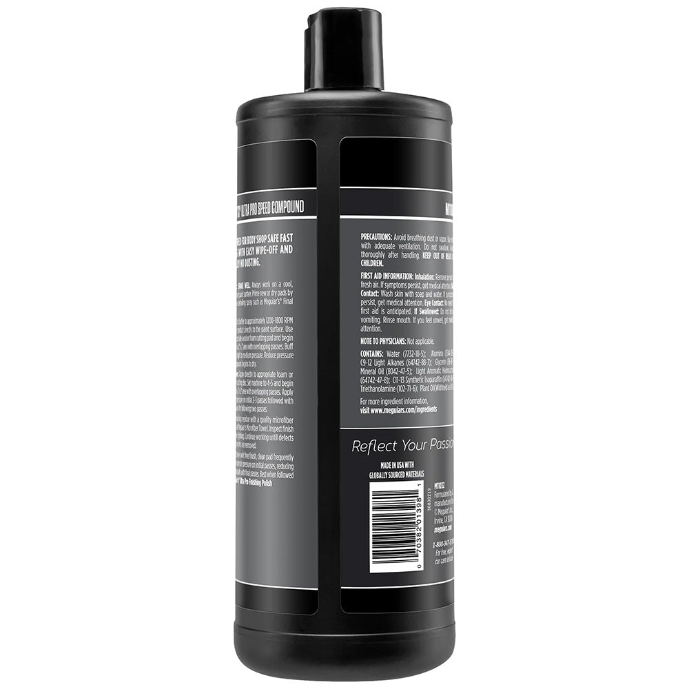 Meguiar's Mirror Glaze Ultra Pro Speed Compound - Heavy Cut, High Gloss - 32oz M11032