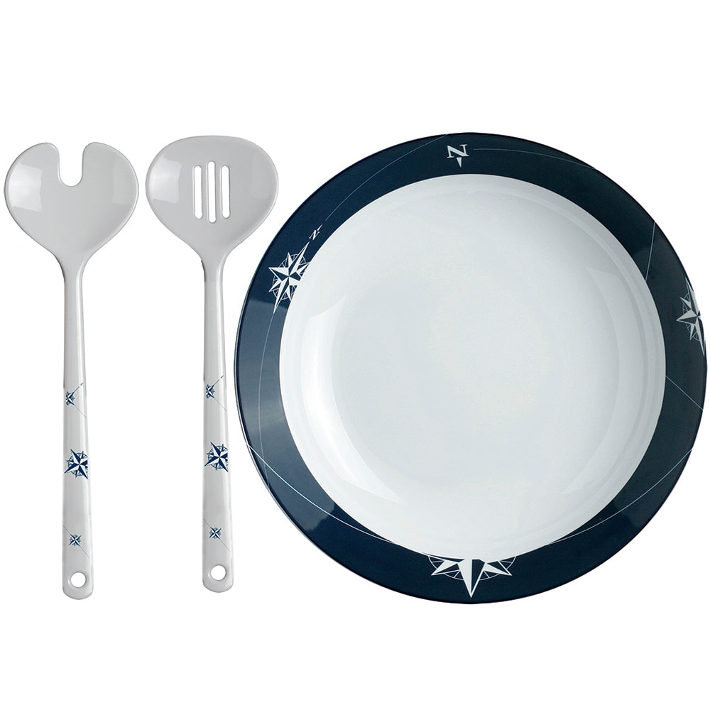 Marine Business Melamine Salad Bowl & Servers - NORTHWIND 15008