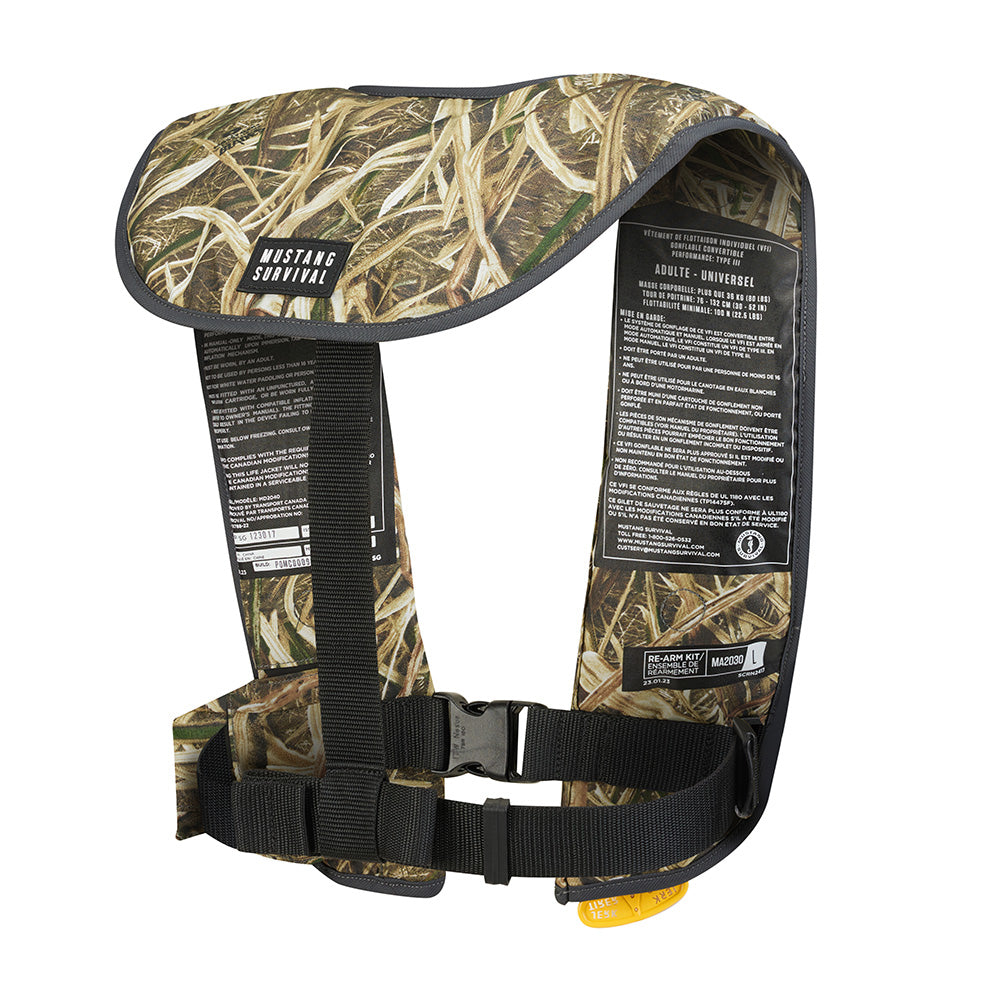 Mustang MIT 100 Convertible Inflatable PFD - Camo MD2030CM-261-0-202