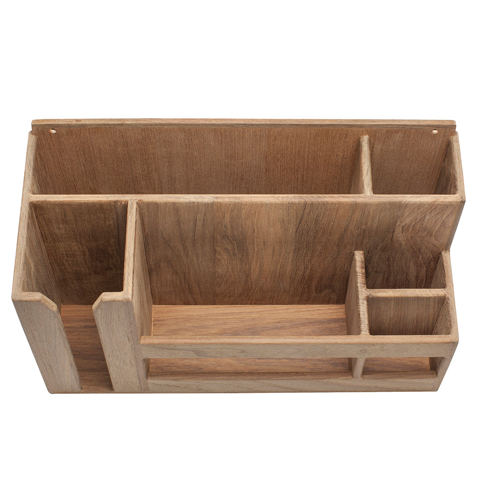 Whitecap Teak Dish/Cup/Utensil Holder 62404