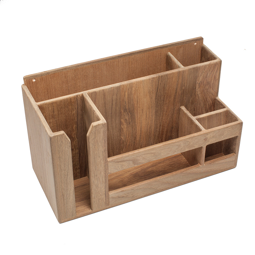 Whitecap Teak Dish/Cup/Utensil Holder 62404