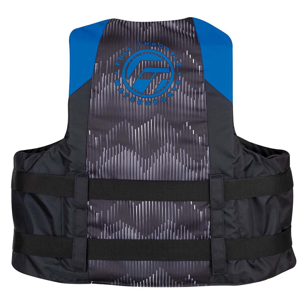 Full Throttle Adult Nylon Life Jacket - S/M - Blue/Black 112200-500-030-22
