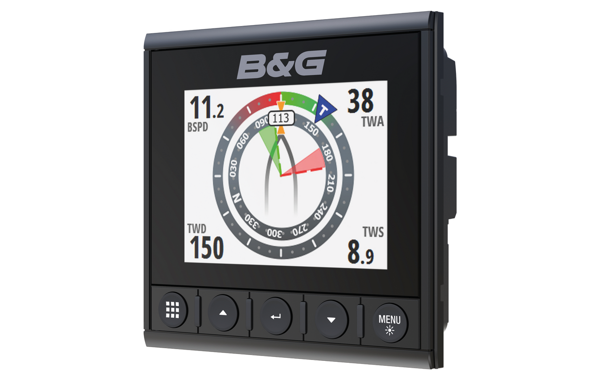 B&G Triton 2 Wireless Speed/Depth/Wind Instrument Pack, 4.1in Color Display, DST810 Thru-Hull Speed/Depth/Temp Transducer, WS320 Wireless Wind Sensor, NMEA 2000 Starter Kit